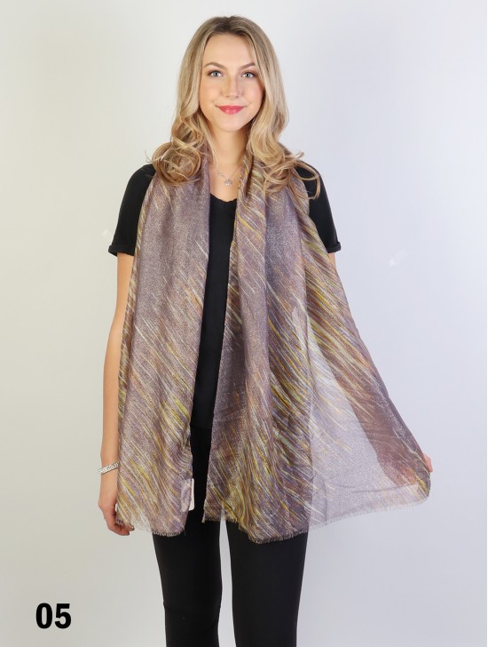 Fashion Diagonal Lines Design Fashion Scarf